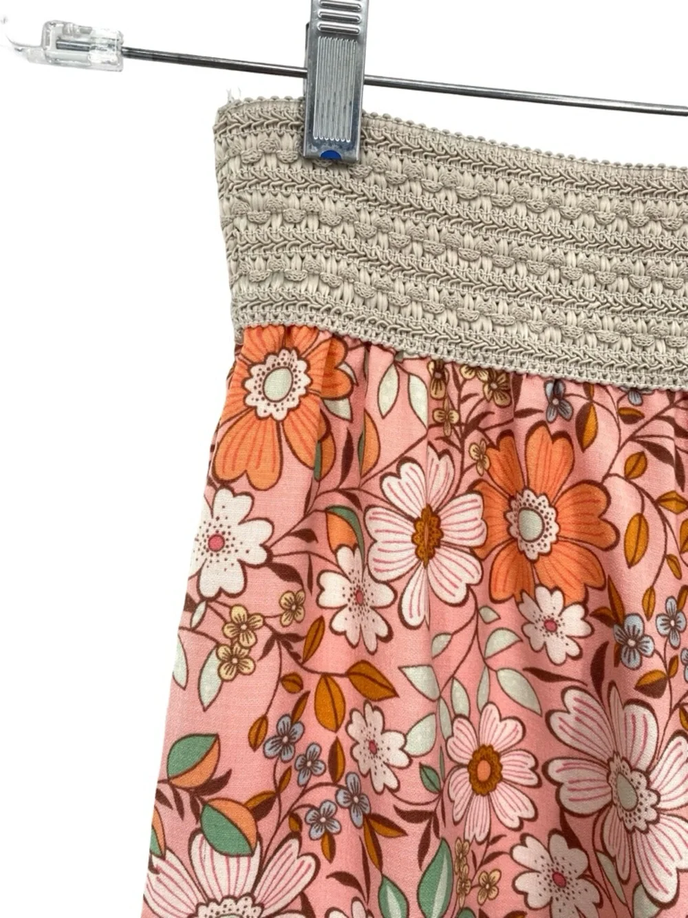 Amy Byer Girl’s Daisy Floral Printed Beach Pants and Top Set